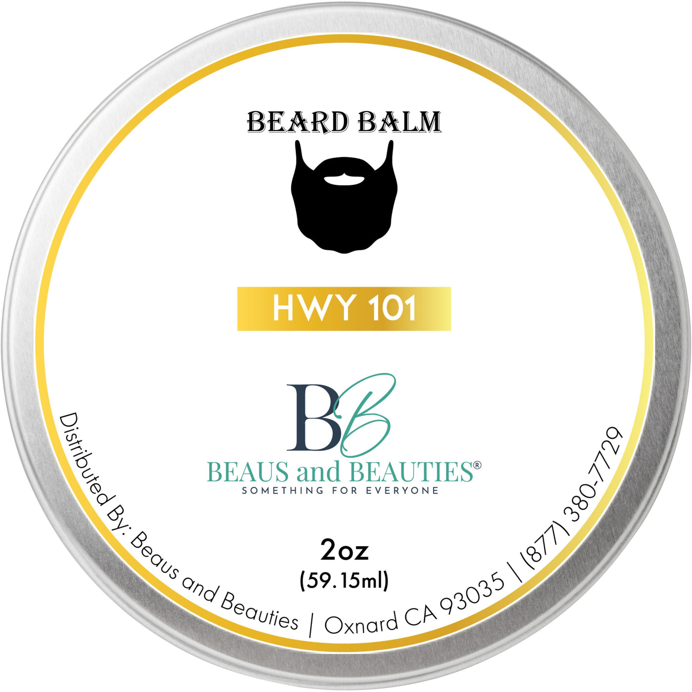 2 oz Beard Balm HWY 101