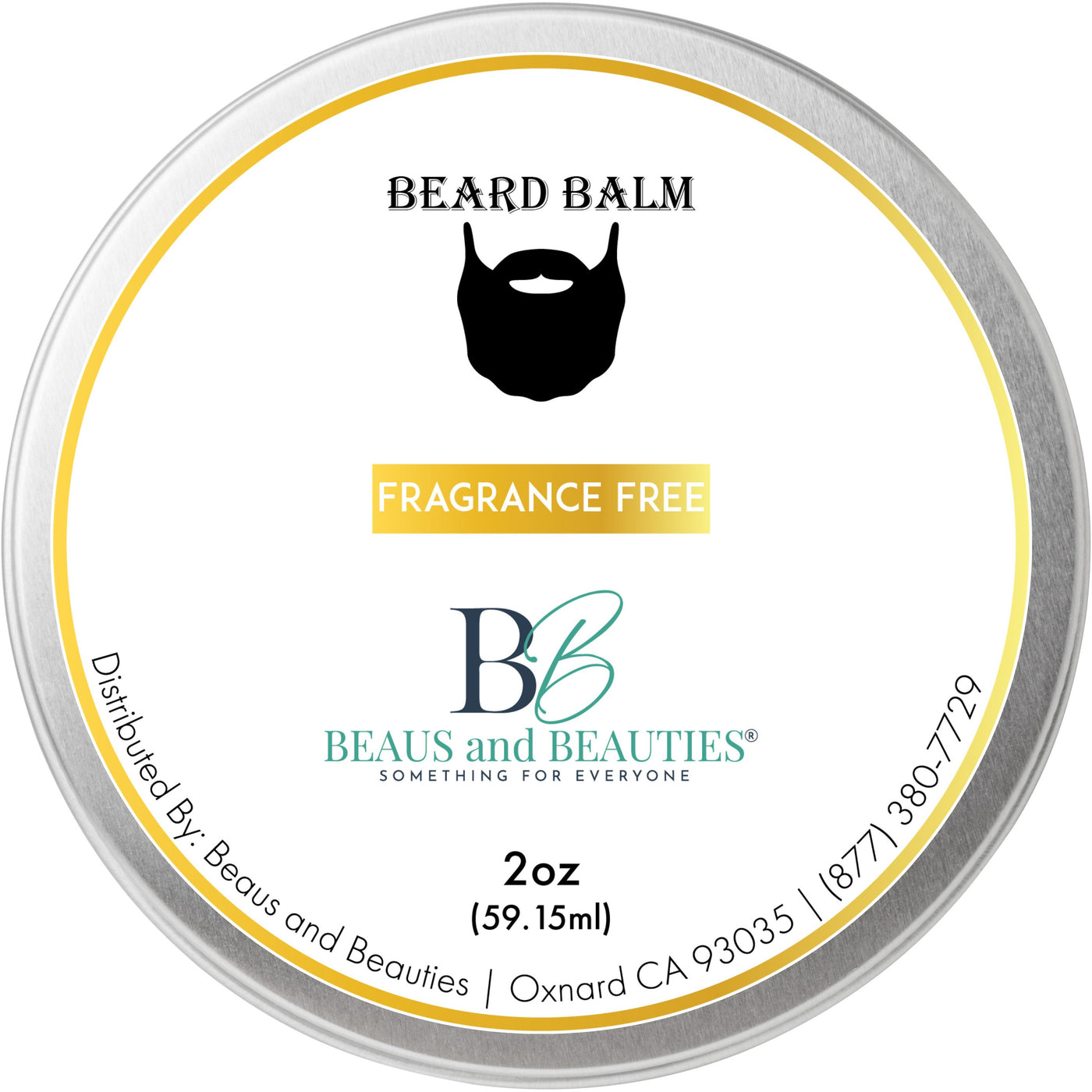 2 oz Beard Balm Fragrance Free